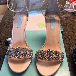 Betsy Johnson Champagne Color Sandals